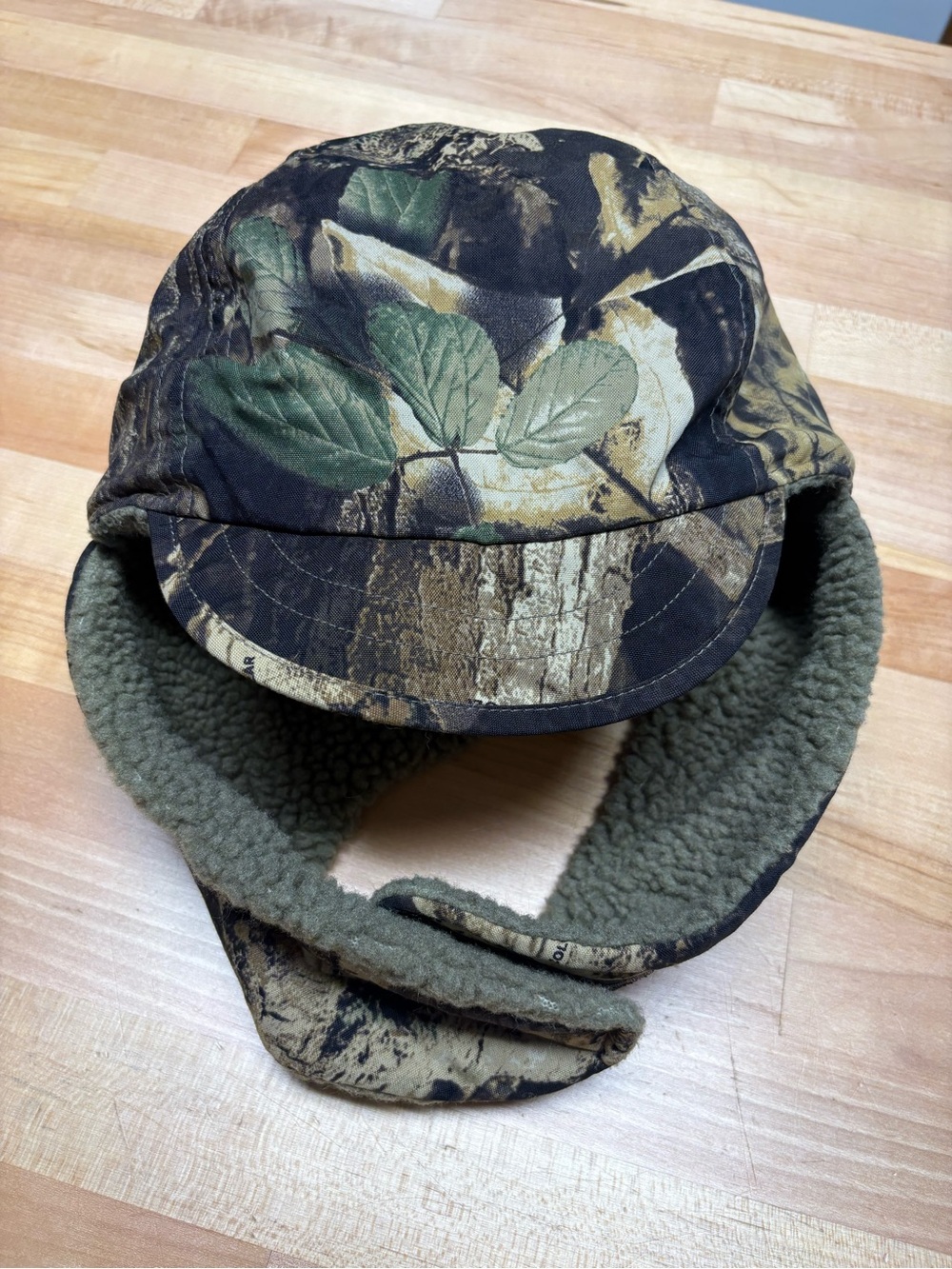 Columbia Camo Trapper Hat Unisex L/XL Sherpa Fleece Lined Ear Flap Hunting Cap